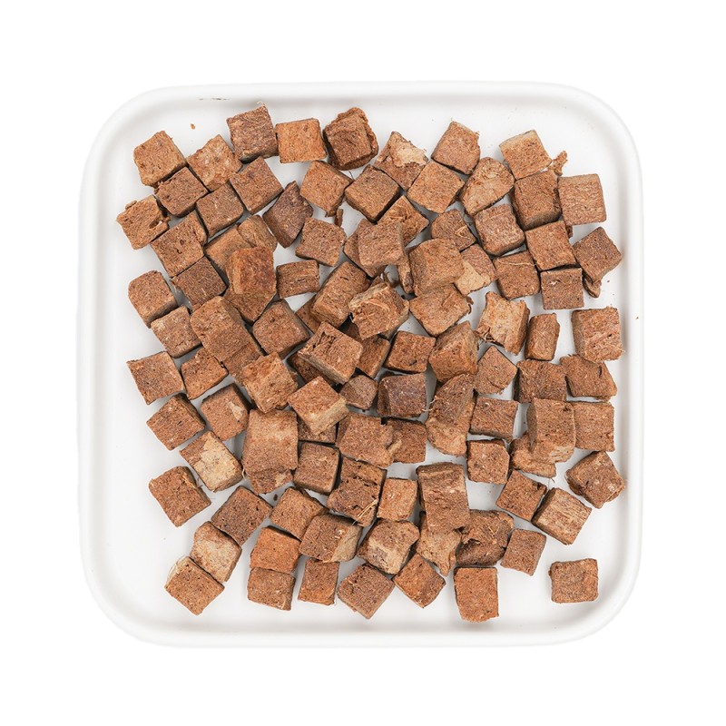 冻干金枪鱼厂家-高蛋白营养稳定猫狗用切块脱水