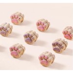 冻干宠物零食厂家-生食宠物零食100%猫爪形OEM鸡肉草莓