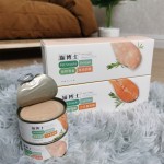 猫罐头厂家-健康美味人类级鸡肉鱼金枪鱼虾肉汁