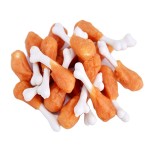 狗粮厂家-健康OEM鸡肉包裹生皮棒狗零食