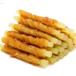 宠物食品厂家-工厂直销烧烤鸡肉鸡肝牛肉配生皮棒