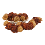 风干零食厂家-鸭肉包裹牛肉筋骨牙齿清洁零食