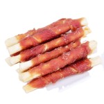 狗粮厂家-健康OEM鸡肉包裹生皮棒狗零食