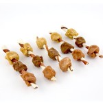 宠物食品厂家-工厂直销烧烤鸡肉鸡肝牛肉配生皮棒