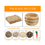 小动物垫料厂家-草垫兔垫料窝小动物玩耍球咬胶