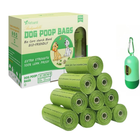 Biodegradable Poop Bags Supplier - 150 Counts Leash Dispenser 10 Rolls Eco-friendly Easy Open