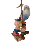 鹦鹉玩具厂家-批发大鸟啃咬玩具天然木块撕裂啃咬