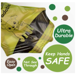 狗废物袋厂家-540只装加厚强固100%防漏绿色