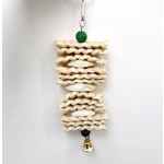 鹦鹉玩具厂家-秋千啃咬悬挂铃铛笼玩具锥尾鹦鹉雀鸟