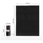 狗便袋厂家-黑色易携坚固防漏户外散步旅行牛皮纸