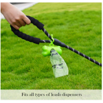 狗废物袋厂家-60卷900只装分配器牵引绳夹无味加厚