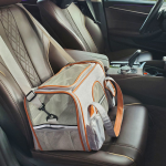 宠物运输箱厂家-大号便携可折叠狗猫背包户外拉链闭合