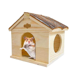 小动物屋厂家-仓鼠木屋天然手工藏身处小屋啃咬笼