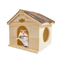 小动物屋厂家-仓鼠木屋天然手工藏身处小屋啃咬笼