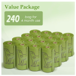 狗便袋厂家-240只装防漏强固卷装狗猫用