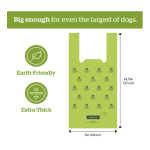 狗便袋厂家-带易系手柄300只装防漏超厚香味