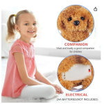 互动宠物玩具厂家-幼犬电子行走吠叫摇尾伸展