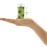 可降解便袋厂家-1000片香味加厚防漏含分配器夹