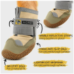 狗鞋厂家-轻量网眼透气反光防水 rugged防滑底