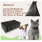 狗便袋厂家-黑色易携坚固防漏户外散步旅行牛皮纸