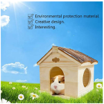 小动物屋厂家-仓鼠木屋天然手工藏身处小屋啃咬笼