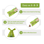 狗便袋厂家-带易系手柄300只装防漏超厚香味