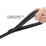 狗牵引绳厂家-重型双柄加垫交通柄6英尺长中大犬