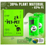 便袋厂家-工厂价绿色植物基PE加厚卷无味