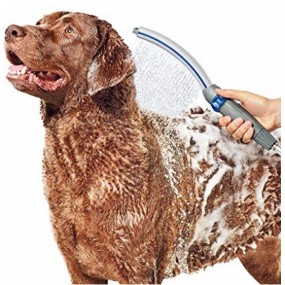 Pet Shower Faucet Factory - Dog Bath Faucet Attachment 13" Blue/Grey System Fast Bathing