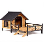 宠物小屋厂家-小屋式高架防风雨户外大屋带门廊