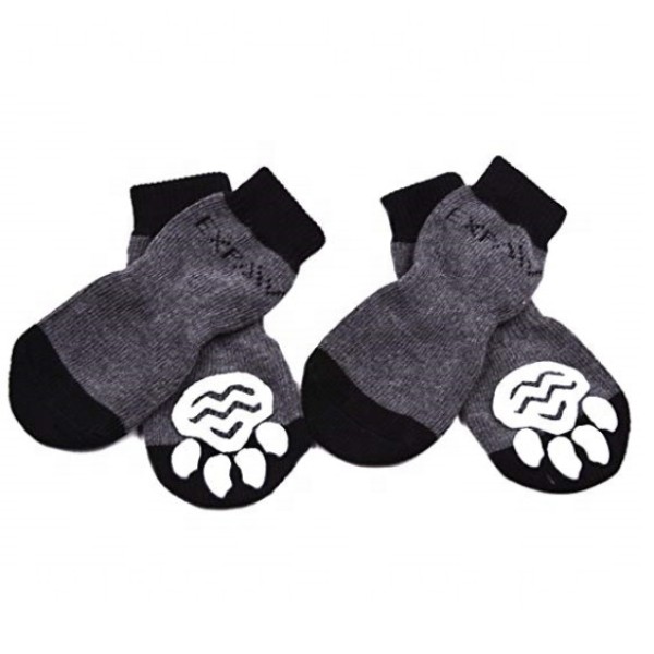 防滑狗袜厂家-宠物配件室内穿着爪保护狗袜