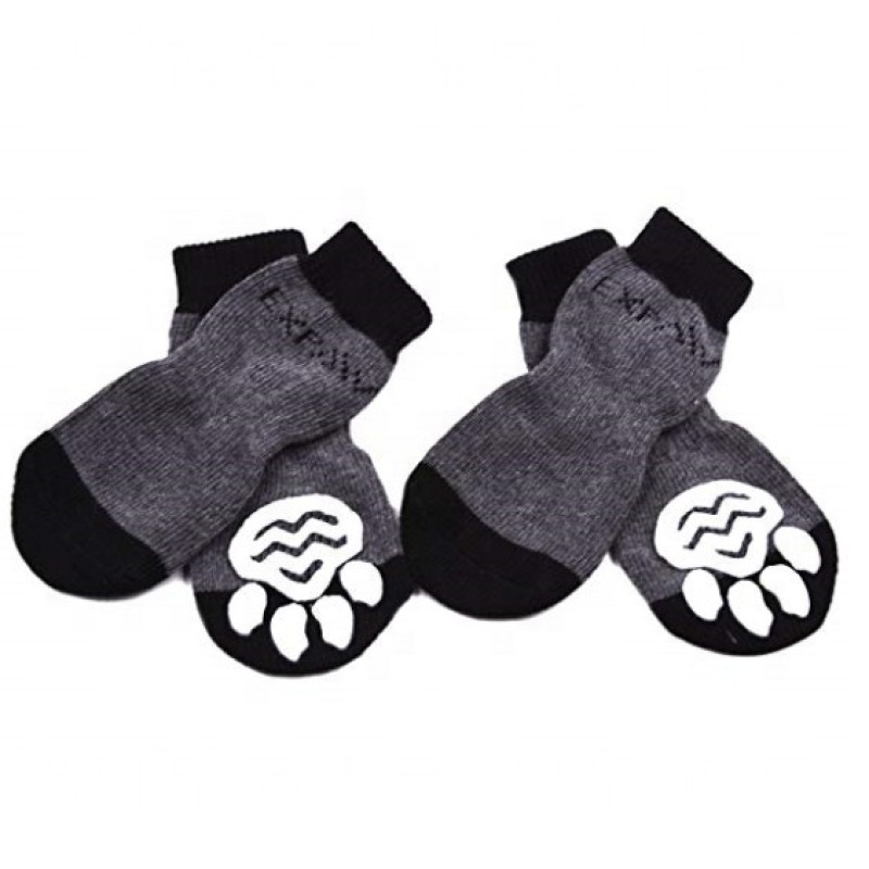 防滑狗袜厂家-宠物配件室内穿着爪保护狗袜