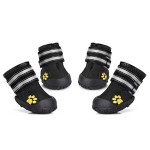 狗靴厂家-防水防滑雪地靴温暖爪保护器中大号