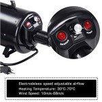 宠物吹风机厂家-2400W3.2马力快吹加热器无级调速4喷嘴黄色