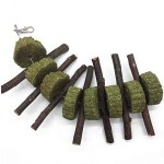 宠物咬胶厂家-兔子咬牙有机苹果木棍兔龙猫