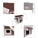 宠物屋厂家-批发工厂价户外防风雨猫狗木屋