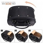 狗运输箱厂家-防水优质皮革旅行便携袋猫小狗