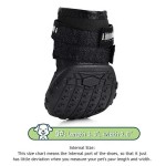 狗靴厂家-防水防滑雪地靴温暖爪保护器中大号