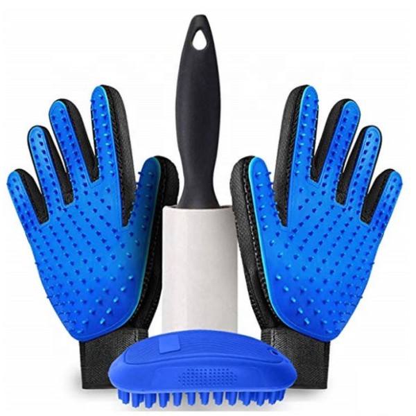 宠物美容套装厂家-中国批发套装配对页粘毛滚筒手刷