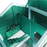 兔笼厂家-户外笼舍带跑场31.5英寸x26英寸x46英寸兔用