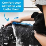 宠物淋浴喷头厂家-洗澡工具淋浴擦洗一体花园软管兼容