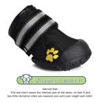 狗靴厂家-防水防滑雪地靴温暖爪保护器中大号