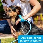 宠物淋浴喷头厂家-洗澡工具淋浴擦洗一体花园软管兼容