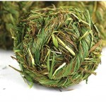 宠物咬胶厂家-天然编织蒂莫西草球小宠物咬胶兔