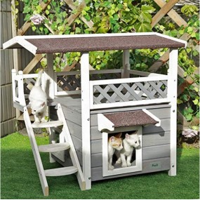 Pet House Supplier - Wholesale Factory Price Outdoor Weatherproof Cat Dog Wooden House
