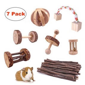 Small Animal Toys Factory - Factory Price Wholesale Hamster Rat Chews Bunny Rabbits Molar Wooden
