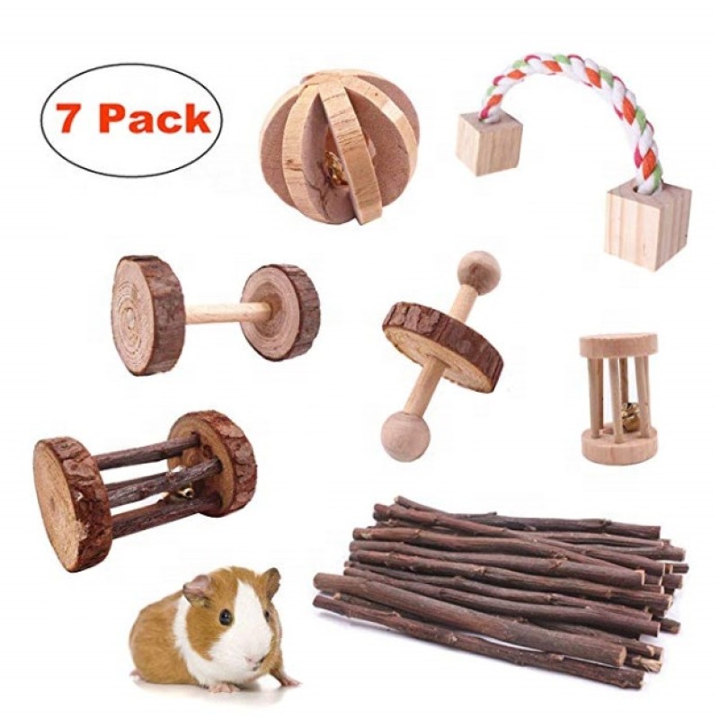 小动物玩具厂家-工厂价批发仓鼠鼠咬胶兔鼠磨牙木