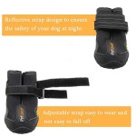 防水狗鞋厂家-中大犬反光 rugged防滑底宠物