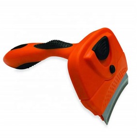 Deshedding Tool Manufacturer - Self Cleaning Curved Comb Blade Sturdy Ergonomic Handle Brush