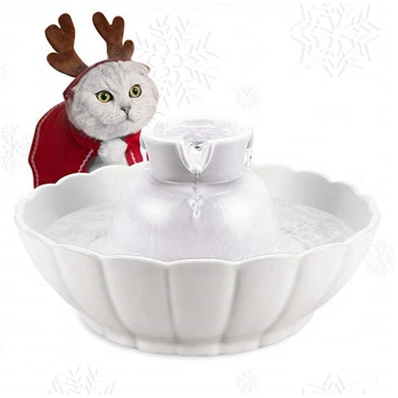 Pet Drinking Fountain Manufacturer - Ceramic Ultra Quiet Better than Plastic Water Dispenser